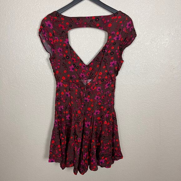 Free People It Takes Two Wrap Dress in Plum Size Small - Picture 10 of 11